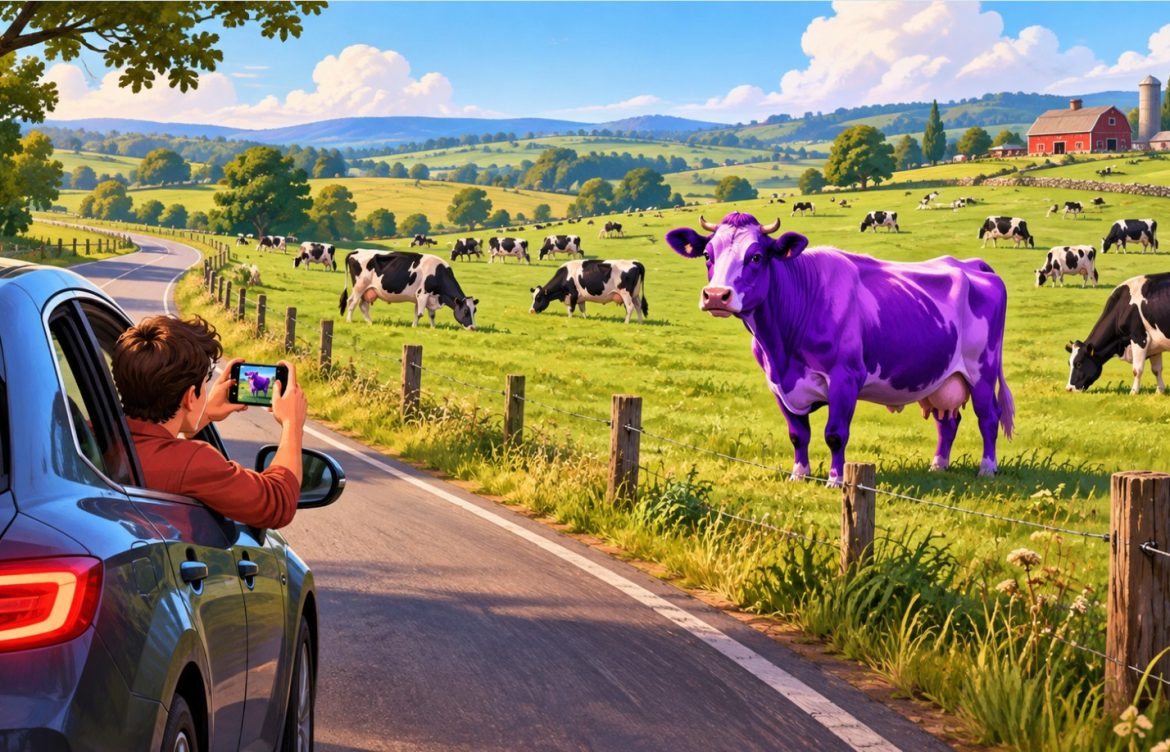 estrategia de diferenciacion en el marketing vaca purpura