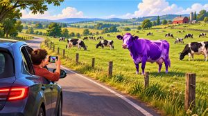 estrategia de diferenciacion en el marketing vaca purpura